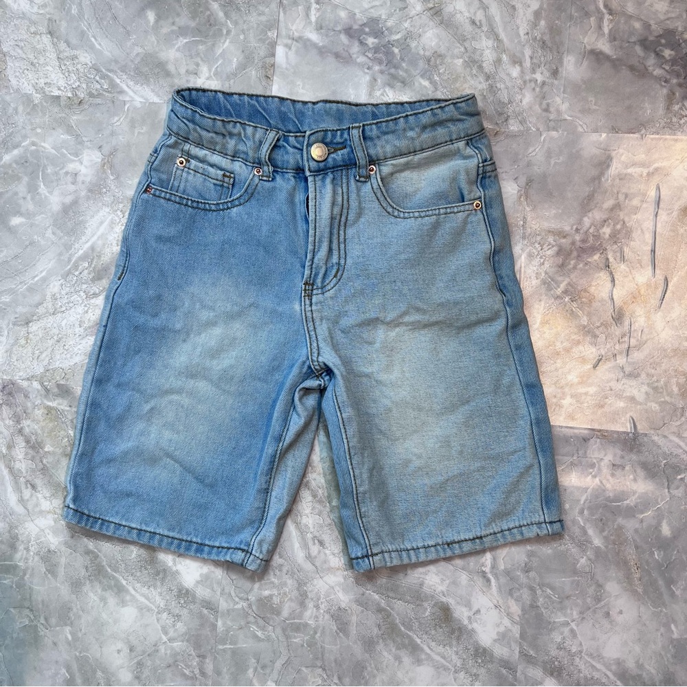 SHEIN Light Blue Jean Shorts for Kids